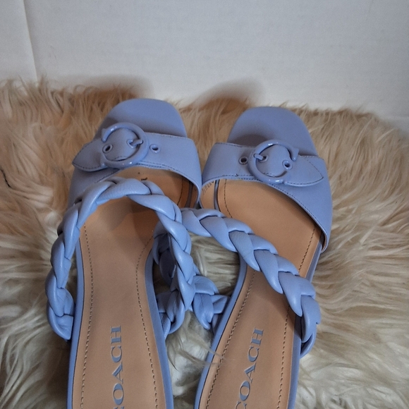 Coach Mollie Periwinkle Slides 10B NWD - Picture 5 of 11